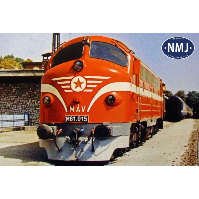 NMJ 90218 Dízelmozdony, M61 015, NoHAB, MÁV III